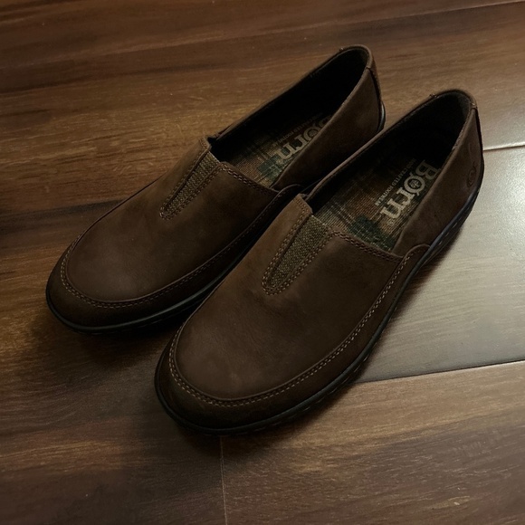 Born Women's Rich Brown Slip-On Loafers - Picture 2 of 7